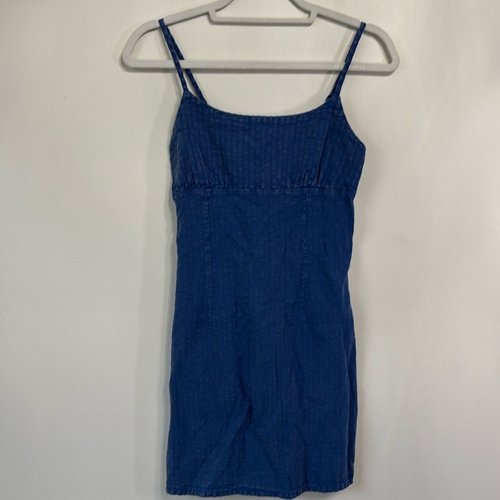 Wild Fable blue dress with adjustable string thin shoulder strap.
